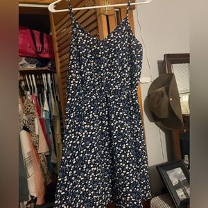 SHEIN Navy Floral Dress